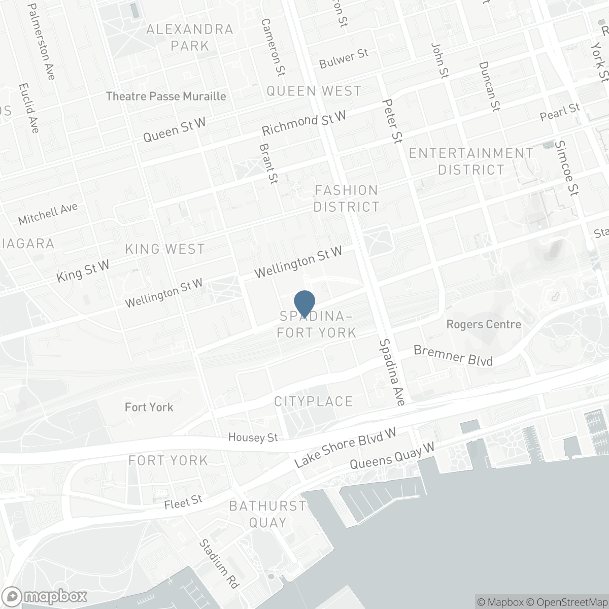 1206 - 480 FRONT STREET W, Toronto, Ontario M5V 0V6
